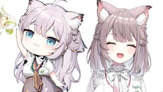 [Mizuki & Nanami] Presiden Mizuki bermain keras dengan teaser kucing yang dikirimkan ke pintunya