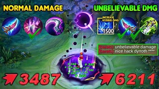 NEW DYRROTH DIRE HIT & ONE HIT DELETE BUILD 100% OVERPOWERED | MUST TRY THIS NEW OP DAMAGE🔥