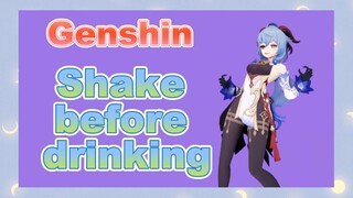 Shake before drinking