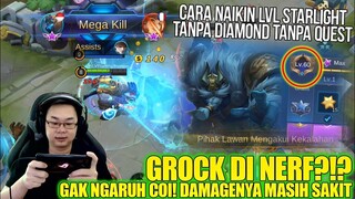 GROCK CARRY US! WALAU DI NERF TAPI DAMAGENYA MASIH GILA COI! MUSUH AUTO SURRENDER! MOBILE LEGENDS