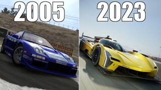 Evolution of Forza Games [2005-2023]