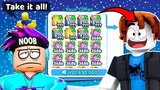 I GAVE AWAY my ENTIRE Inventory of Pets in Pet Simulator X!