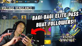 BAGI-BAGI ELITE PASS FF KE PARA FOLLOWERS!