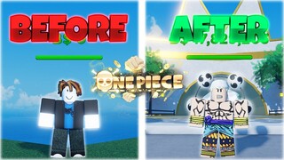 A One Piece Game Roblox: Noob To Enel In One Video (Noob To Pro)