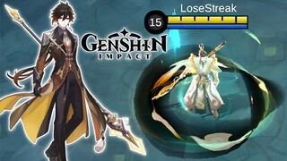 Zilong X Zhongli skin |  Genshin Impact