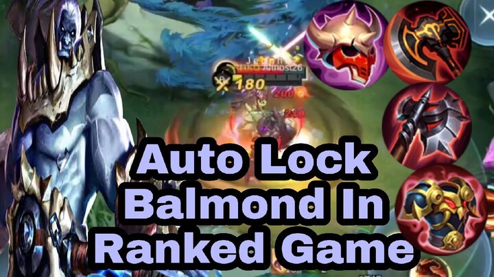 Auto Lock Balmond In Ranked Game
