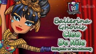 Let's Play With Ballerina Ghouls Cleo De Nile Dress Up by Starsue.net Review Gameplay