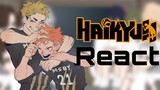 «Haikyuu» react to MSBY and AtsuHina