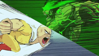 Saitama và Hulk phiên bản chế