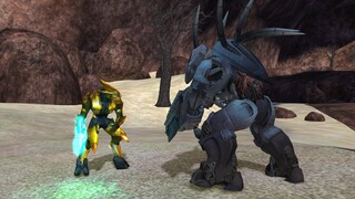 Halo 1 Elites VS. Halo Reach Hunters