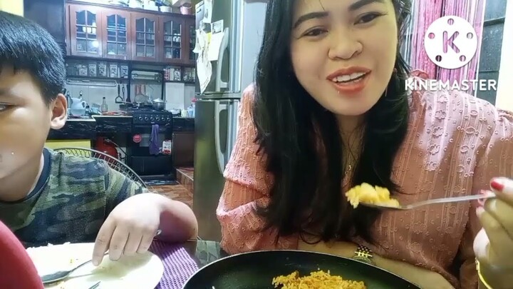 mukbang kami Ng kimchi rice | Viv Quinto