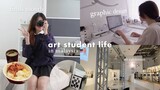 life of a uni student in malaysia | finals season, art exhibition, cute outfits ft. lovito