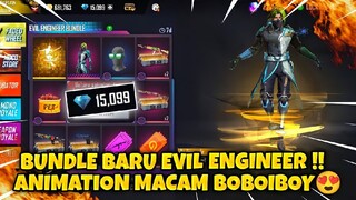 EVIL ENGINEER BUNDLE + ANIMATION BOBOIBOY ?? GAGAL BOOYAH 😭 FFMY❤️