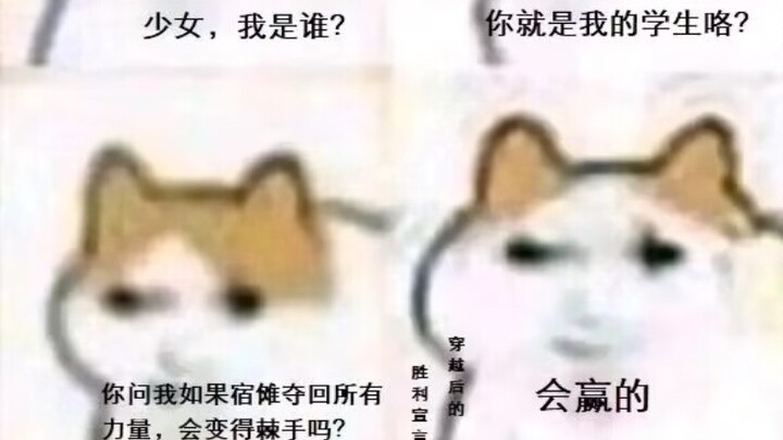 来点猫猫头穿越梗图