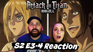 Attack on Titan S2 E3-4 "Southwestward & Soldier" Reaction & Review!