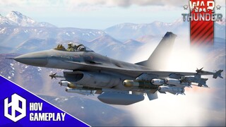 War Thunder | F-16A Close Air Support Dev Server Gameplay [ 4K HDR ]