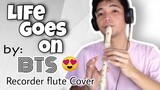 LIFE GOES ON by BTS - FLUTE RECORDER COVER WITH EASY LETTER NOTES (WITH RAP)