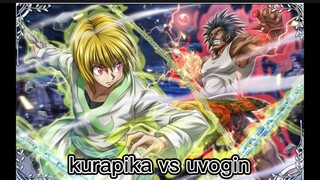 kurapika vs uvogin death fighting scene