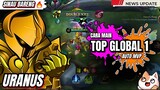 Uranus top global gameplay ||  build uranus top 1 global ||  MLBB/MOBILE LEGENDS