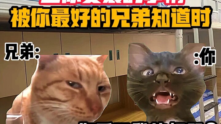 《猫meme小剧场》当你女装的秘密被你最好的兄弟知道时！