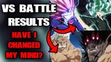 Going over the Results of my One Punch Man VS Battle Videos