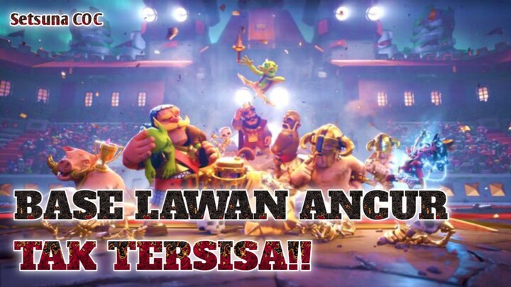 BASE LAWAN ANCUR TAK TERSISA OLEH SEKAWANAN NAGA!! | CLASH OF CLANS INDONESIA