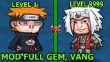 Naruto Học Viện Ninja Mod Full Gem 99999 - Mở 2 Tướng SSR Pain Vs Jiraiya - Top Game - Thành EJ