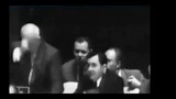 Khrushchev slaps his shoe at the UN General Assembly