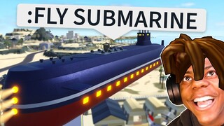 ROBLOX Military Tycoon Funny Moments (FLY SUBMARINE)