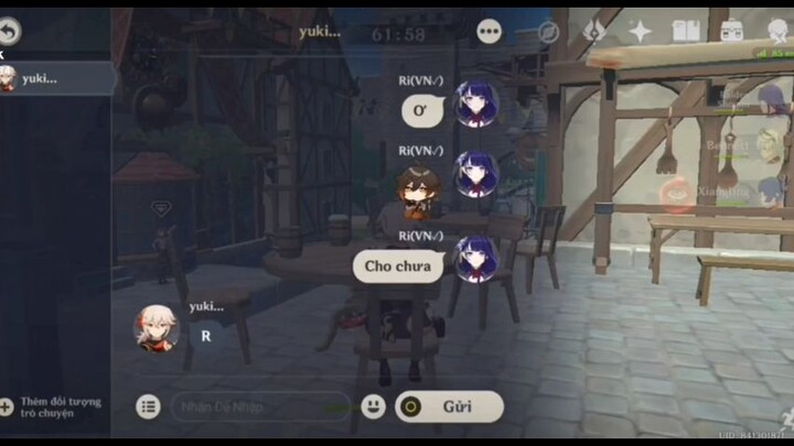 Tham gia sự kiện Bilibili x Genshin impact