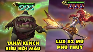 TOP khoảnh khắc điên rồ nhất Đấu Trường Chân Lý 178: Tahm Kench siêu hồi máu, Lux X3 Mũ Phù Thủy