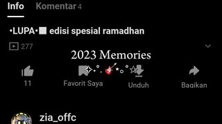 2023 my memories in Bstation💐