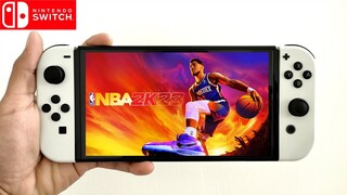 NBA 2K23 Nintendo Switch OLED Gameplay