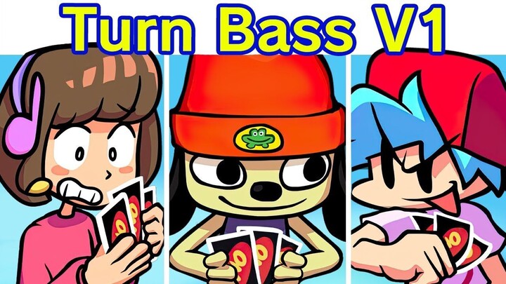 Friday Night Funkin' Turn-Bass - BPM Song (FNF, PaRappa the Rapper, Scratchin' M