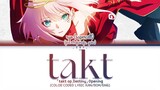 ryo(supercell) - takt (タクト) ft Mafumafu, gaku (takt op.Destiny OP) (Color Coded Lyrics Kan/Rom/Eng)