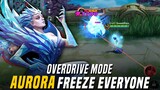 AURORA vs. XAVIER!! | Hard but Still WIN!! | Overdrive Mode Mobile Legends: Bang Bang