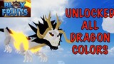 I Unlocked All 9 DRAGON COLORS in BLOXFRUITS