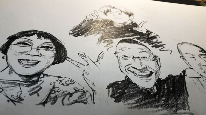[Painting]Drawing three top web celebrities|Han Meijuan|Giao|Ao Li Gei