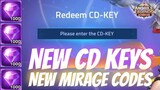 NEW CD KEYS + NEW Mirage Codes | Mobile Legends Adventure 2022