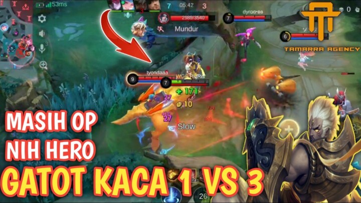 [TA] HERO GATOT KACA MASIH OP 1 VS 3 - GAMEPLAY GATOT KACA