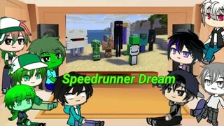 Monster School react to Speedrunner Dream