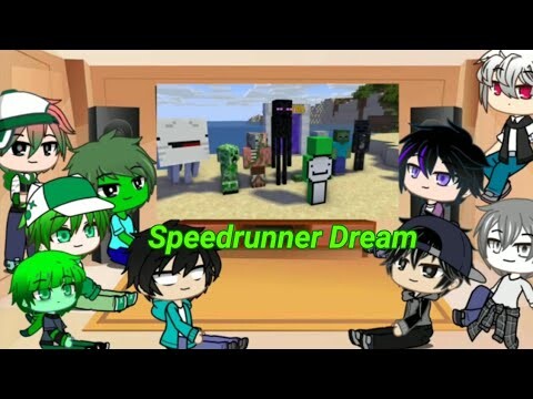 Monster School react to Speedrunner Dream