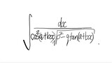 trig integral ∫1/(cos^2(a+bx) √(p^2-qtan(a+bx)) )dx