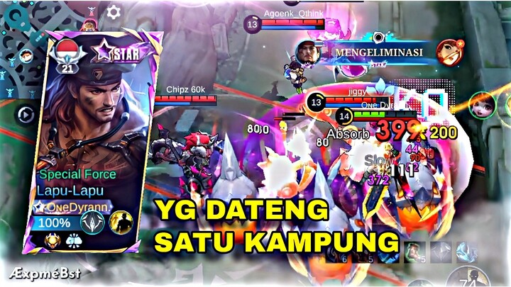 LAPU-LAPU AGRESIF MODE⁉️ SAMPE GK DIKASIH WAKTU BUAT SENDIRI...