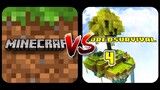 Minecraft PE VS WorldSurvival 4