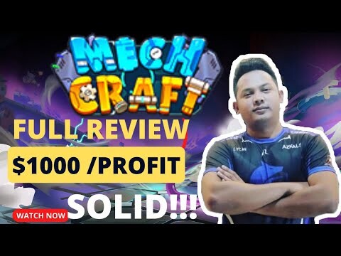 MECH CRAFT NFT GAME - TOWER DEFENSE FULL REVIEW AND TUTORIAL(TAGALOG)