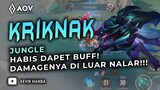 KRIKNAK JUNGLE DAPET BUFF DAMAGENYA TERLALU SAKIT! GAK LOGIS INI! | AoV | RoV | Liên Quân Mobile