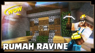 CARA MEMBUAT RUMAH RAVINE - Minecraft Indonesia