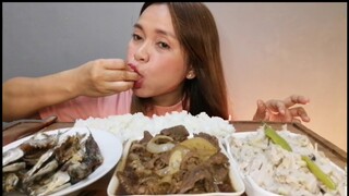 BISTEK TAGALOG FRIED GG AT GINATAANG LANGKA Collab@SweetNenengVlog