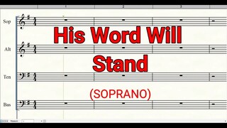 His Word Will Stand | Soprano | SATB